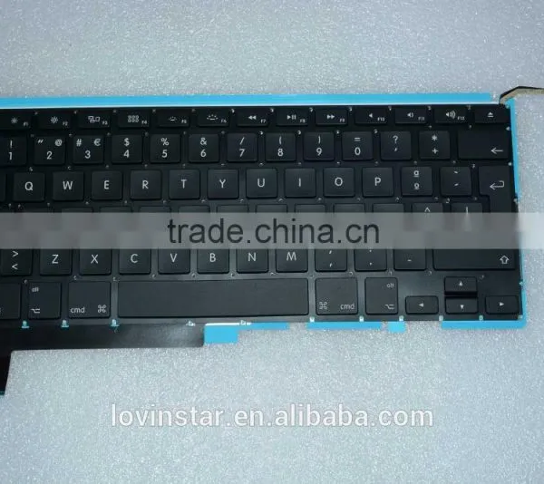 Portuguese Design Laptop Keyboard Replacement LED Backlight Lighting For Macbook Pro A1286 2008-2012 photo-3