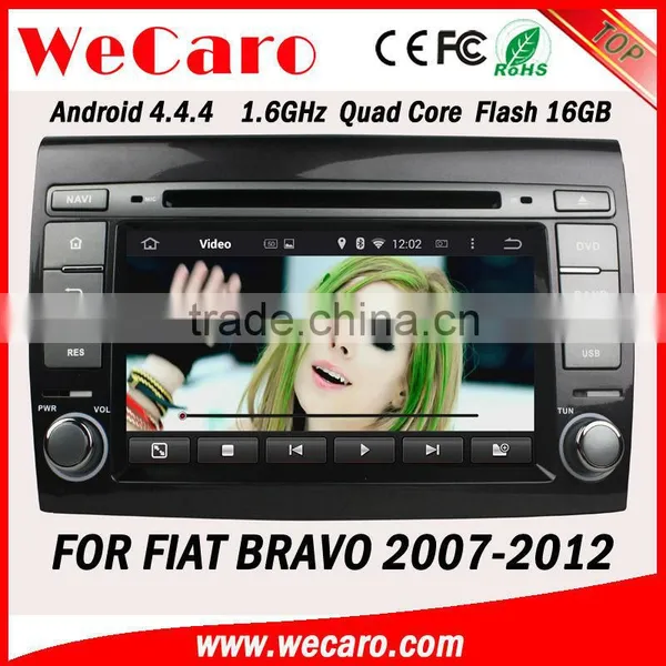 Wecaro Touch Screen WIFI 3G Car Dvd Player for Fiat Bravo Android 4.4 Radio Gps Navigation Multimedia System 2007 -2012 photo-5