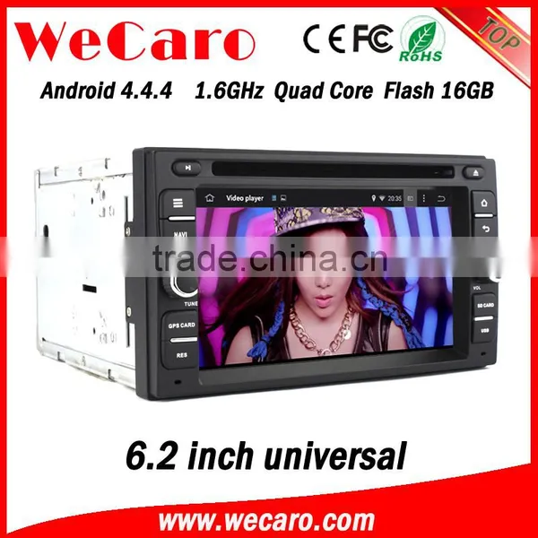 Wecaro 6.2" WC-2U6008 Android 4.4.4 Car Dvd Player Touch Screen Gps Car Navigation System WIFI 3G Mirror Link