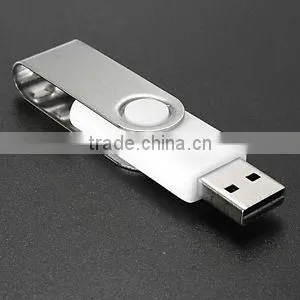 Top Selling Promotional Products Twister USB Flash Drive With White Clip 4gb photo-3
