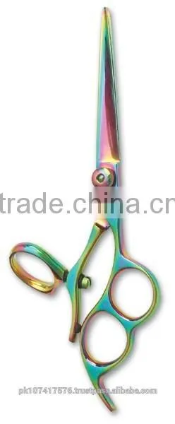 Three Finger Rings Fancy Salon Scissor
