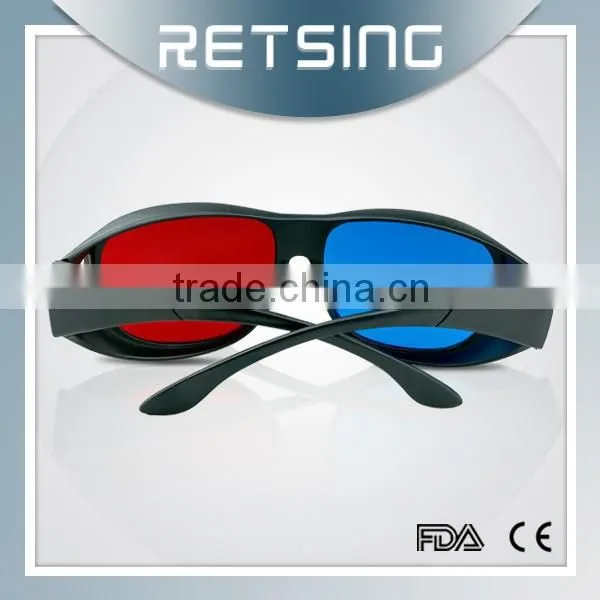 Plastic Red Cyan 3D Glasses for PC/Magazine/Books photo-4