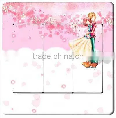 button switch decorative paper stickers