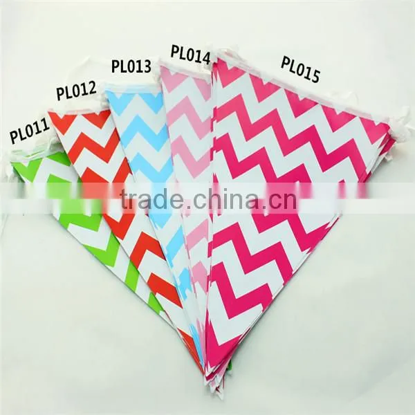 Wedding Party Decorative Flags Banners Birthday Baby Shower Paper Decoration photo-5