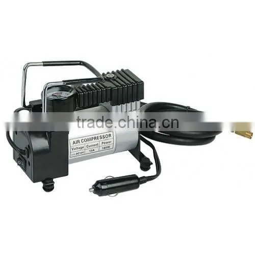 12V Heavy Duty Plastic Shell Air Compressor With Light