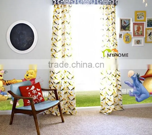 Larger (2pcs/Set) Children's Wall Decal Cute Winnie the Pooh Wall Stickers For Kids Rooms photo-2