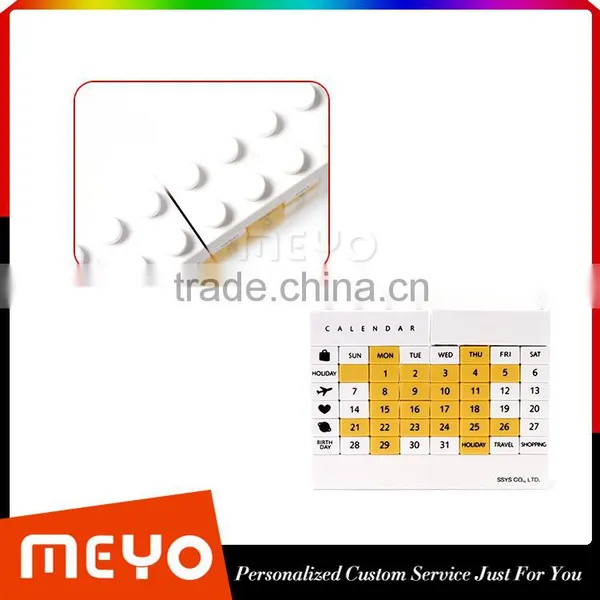 2016 New Building Block Calendar,Children Cute Design Calendar photo-4