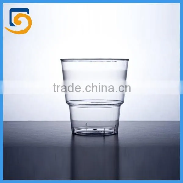 Disposable PS Plastic Cups & Saucers Drinkware Type Plalstic Communion Cups Clear Cup photo-2