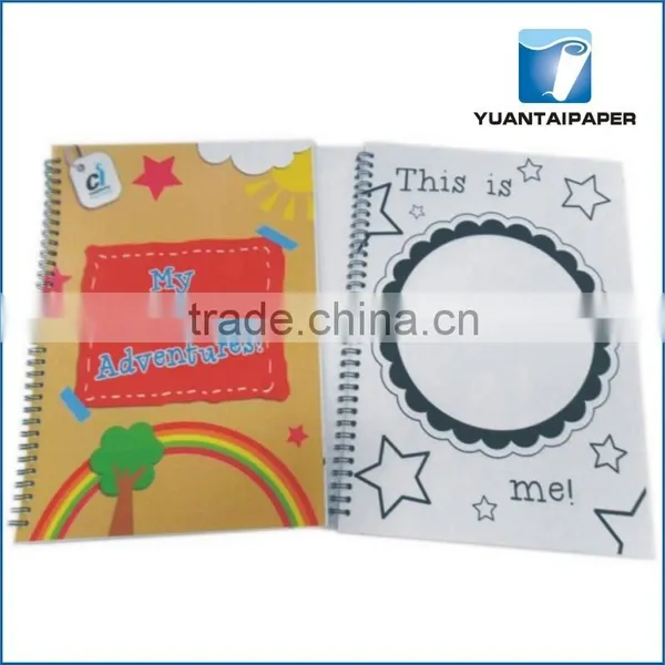 Students Drawing Book With Spiral Binding