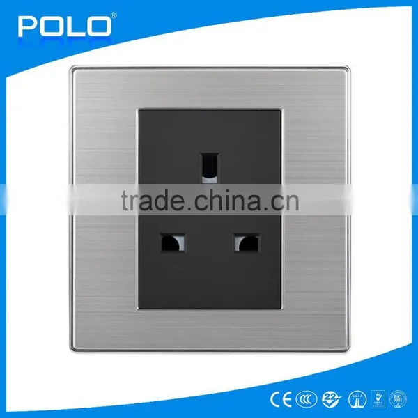2015 New Invention Wall Socket Electrical Male Female Socket Aliaba Polo3 Pin 13A Socket photo-2