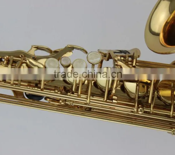 Stock Product Chinese Cheap Gold Lacquer Alto Sax Alto Saxophone With Case photo-3