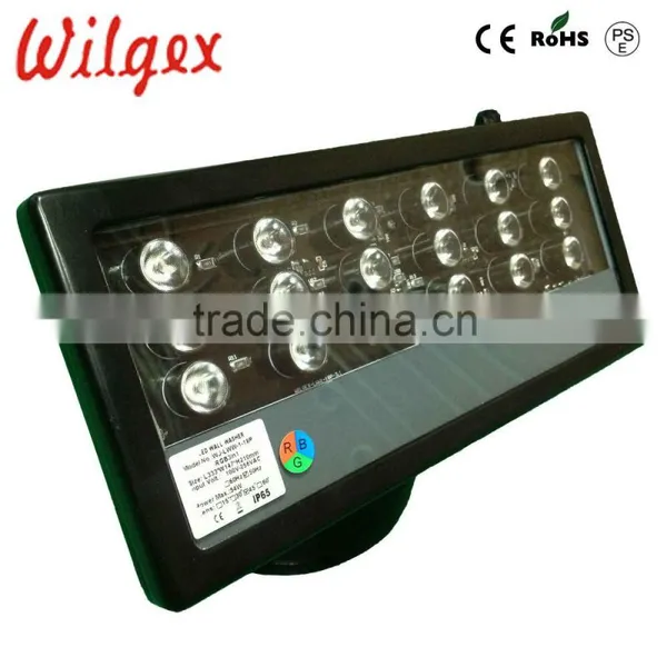 Outdoor 18x3W RGB 3IN1 LED Wall Washer Pixel Bar Light photo-3