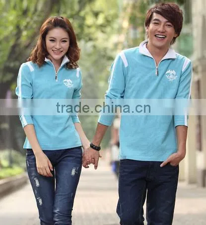 Wholesale Cute Couple Polo Shirt Design photo-2