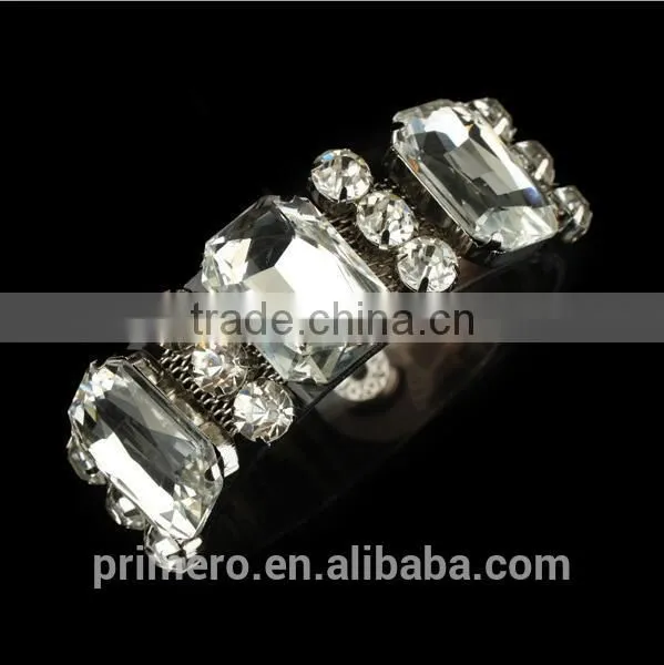 New Vintage Crystal Flower PVC Bracelets & Bangles For Women Fashion Designer Jewelry photo-2