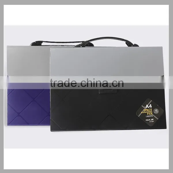 Fashion Handbag Style PP Expanding File Folder With Handle Document Bag photo-2