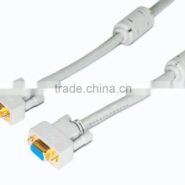 Xinya Hot Selling Customized Length VGA Adaptor Monitor M/M Male To Male Audio Video Cable photo-2