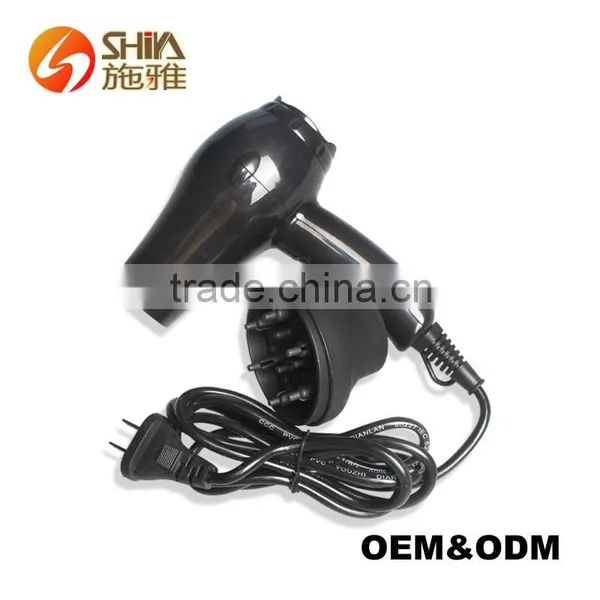 Quiet Travel Size Usb Hotel Mini Hair Dryer With Diffuser Comb Blow Dryer for Car photo-3