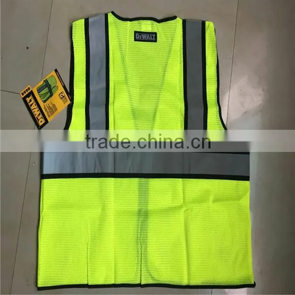 High Visibility Yellow Warning Vest photo-5