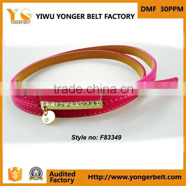 2016 New Rhinestone Fancy Belt Rhinestone Belts for Dresses in pu Belts