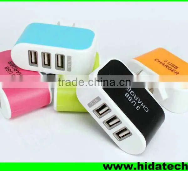 Wholesale Usb Multi Wall Charger 3 Usb Charger for Mobile Phone Tablet pc photo-5