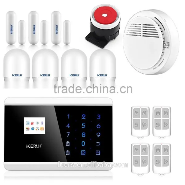 Kerui GSM PSTN Wireless Wifi Gsm Security Anti-burglar Home Alarm System