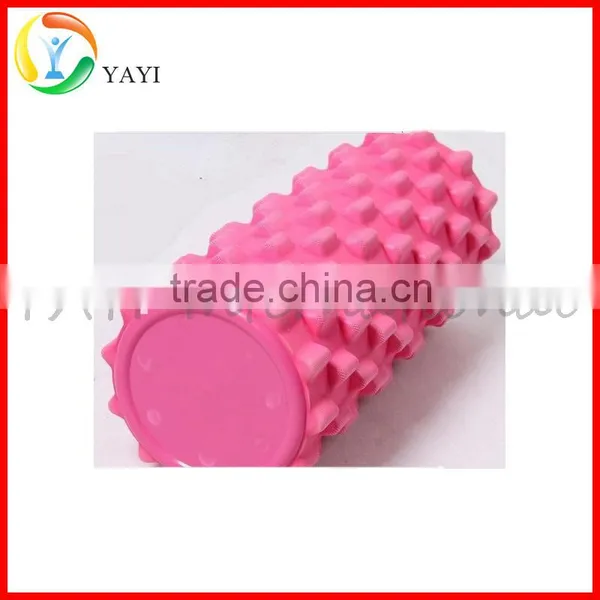 Crossfit Massage Exercise EVA Foam Roller With Caps photo-5