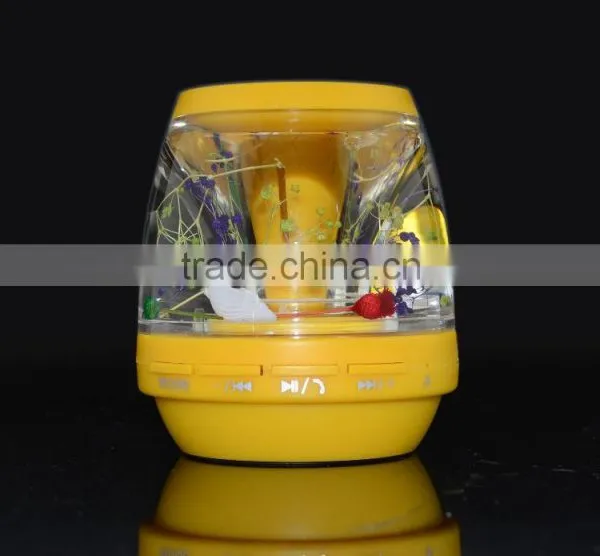LED Light Customized 3D Floater Print Company LOGO Bluetooth Liquid Speaker photo-4