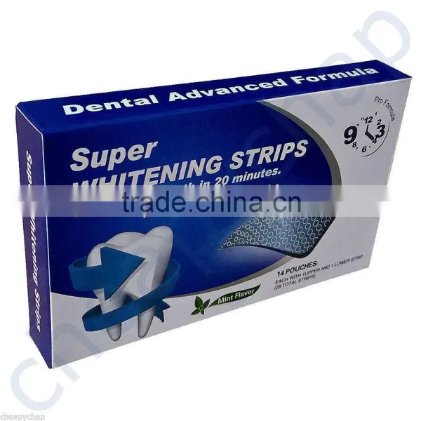 2015 Newest Design Teeth Whitening Strips,high Effective & Easy Whitening, Dental Whitening Dry Stirps photo-3