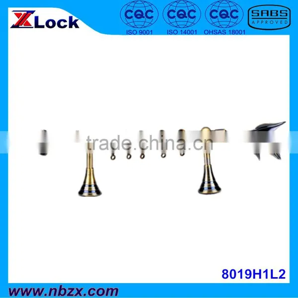 Classic Iron Curtain Rod/curtain Pole With Willow Leaves Finial (8019H1L2) photo-2