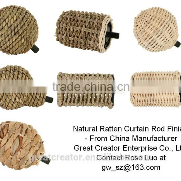 High Quality Designer Wooden Drapery Rods Wooden Curtain Rods From China Manufacturer photo-4