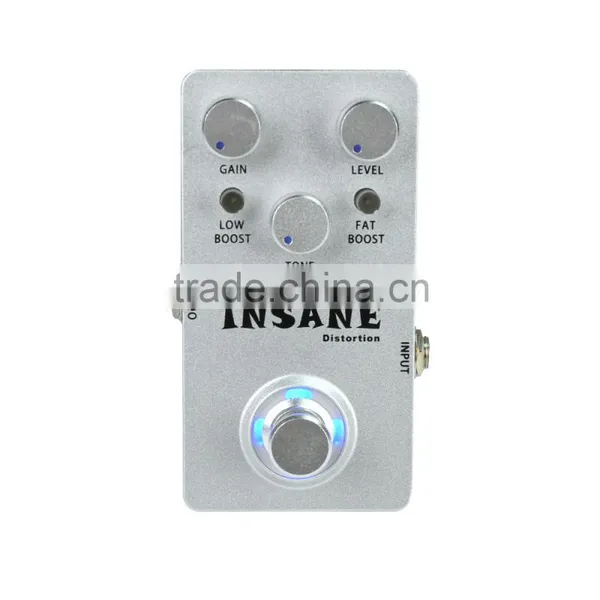 Guitar Effect Pedal Insane Distortion Guitar Mul-ti Guitar Pedal Effects for Guitar and Bass Wholesale OEM Guitar Pedal