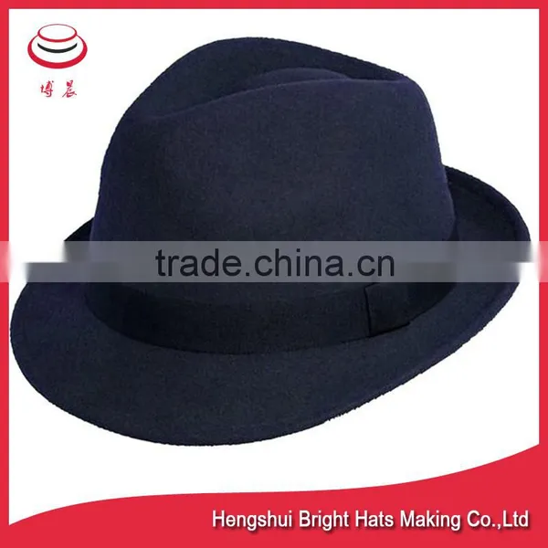 Small Jazz Fedora White Hat With Black Band photo-2