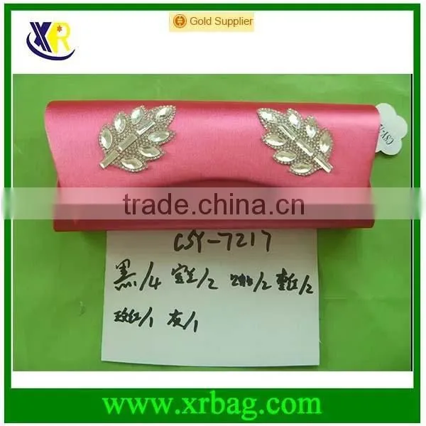 New Style Fashion Satin Crystal Evening Bag photo-2