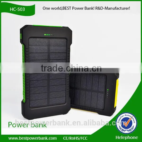 HC-S03 Universal Solar Products Smartphone Charger Solar Power Bank photo-2
