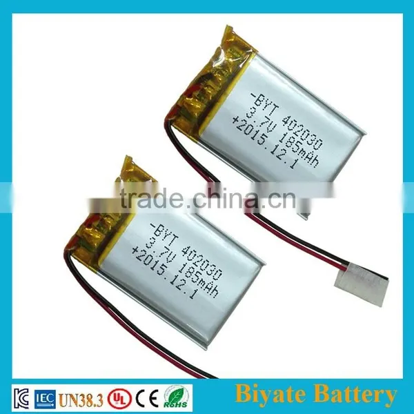 402030 185mAh Rechargeable 3.6v Lipo Battery for Smart Bracelet photo-5