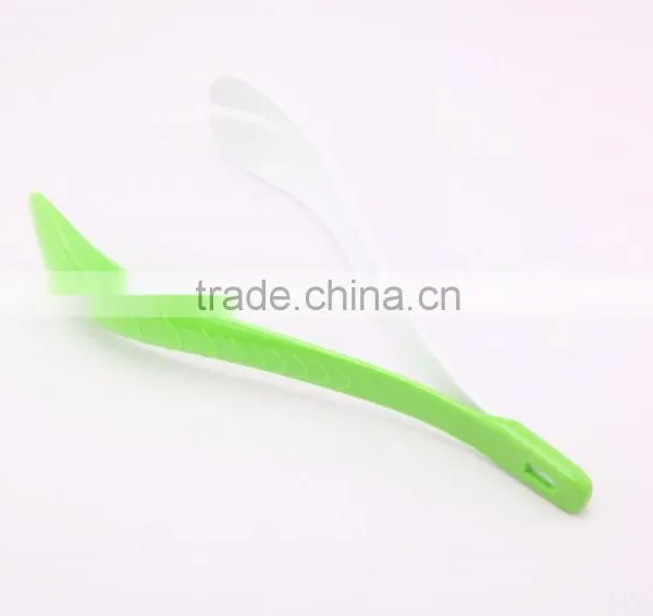 Coloured Salad Serving Tongs, Plastic Kitchen Food Servers