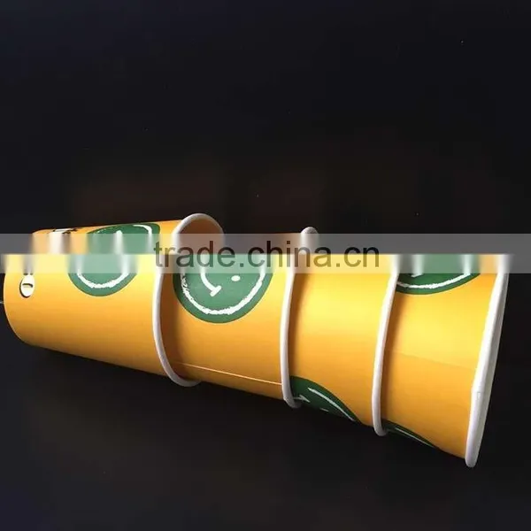 Custom Printed Paper Coffee Cups Take Away Coffee Cups Hot Drinking Paper Cup 8oz photo-3