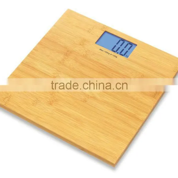 Bamboo Bathroom Scale