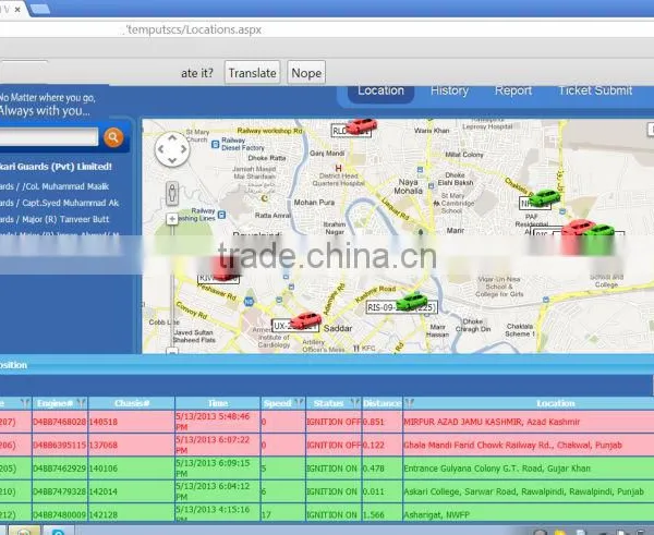 GPS Vehicle Tracking Server Software with Multiple Protocol Handling