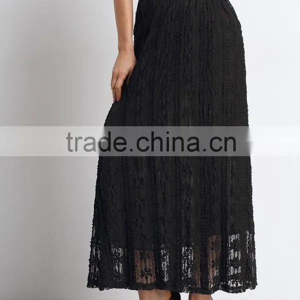 Lace Flare Latest Long Skirt Design for Ladies photo-4