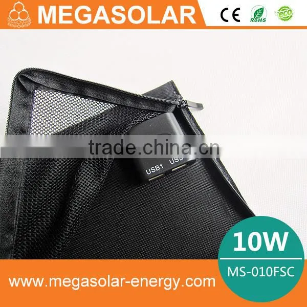 15W Flexible Folding Solar Panel USB Charger for PDA Mp4 Mp5 Iphone 4 4s 5 MS-015FSC photo-4