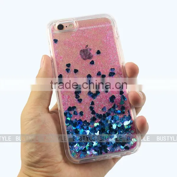 Wholesale Liquid Glitter Phone Case for Iphone 6 Plus, Soft Tpu Transparent Liquid Case for Samsung Galaxy s6 s7 j2 j5 j7 Bling Quality Choice photo-4