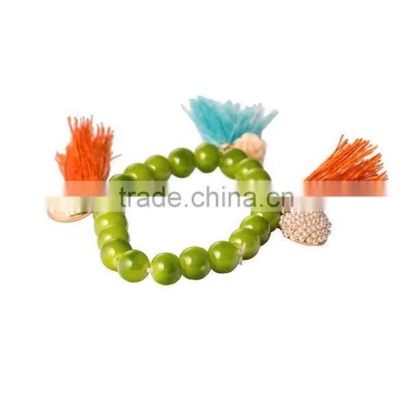 Free Sample 2016 New Design Tassel Handmade Charm Bracelet photo-2