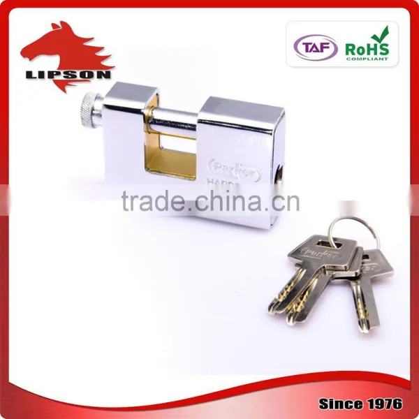 LS-301 Normal Key Amour Plated Rectangular Padlock photo-2