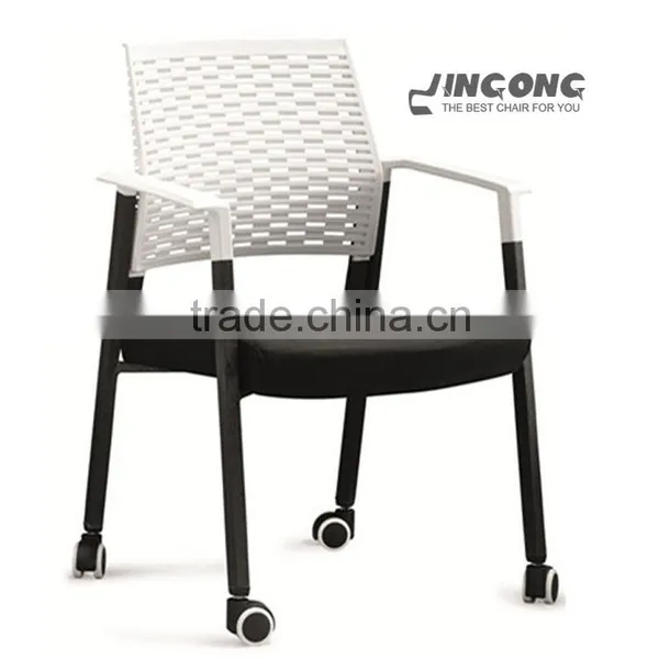 Modern Leisure White Plastic Chair photo-3