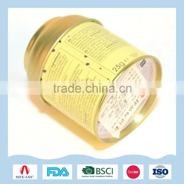 Small Tea Tin Boxes With Inner Lid and Special Cover photo-3