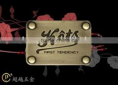 Leather Fashion Jacket Press Belt Buckle