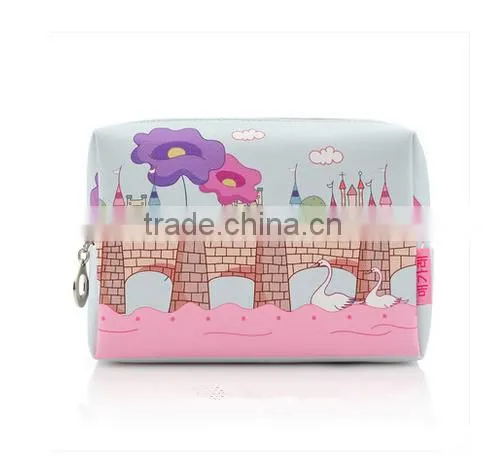 pu Cosmetic Bag 2016 New Arrival Cute Elegant Cosmetic Bag Personalized photo-2