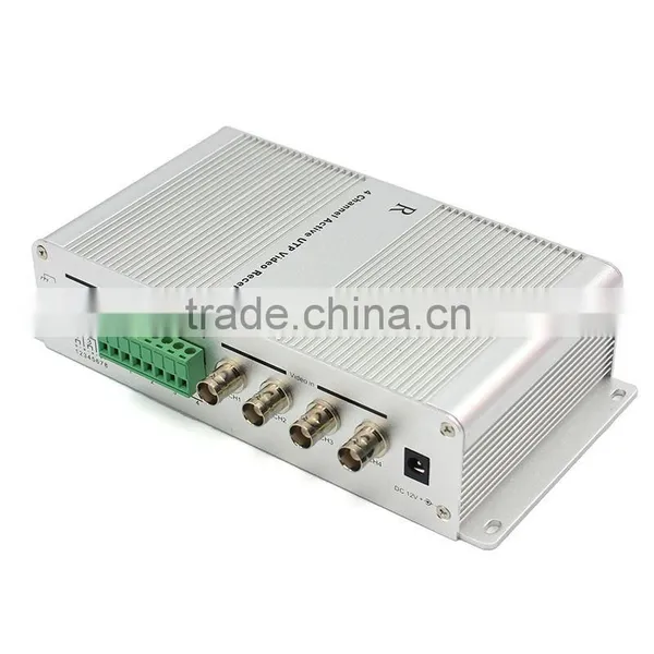 CCTV Security System 4 Channel Twisted Pair Active Video Balun Receiver photo-2