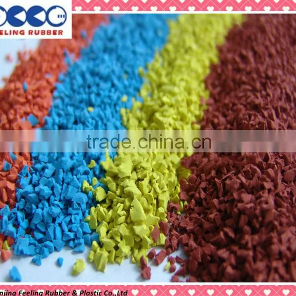 EPDM Color Rubber Granules Sports for Outdoor&indoor Flooring FL-M-11082 photo-3